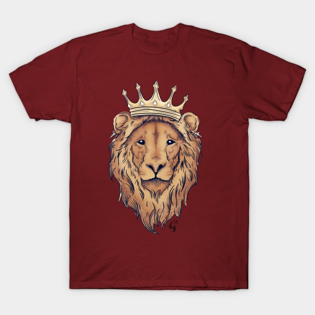 Liam the Lion (color) T-Shirt by irishkate